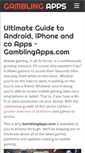Mobile Screenshot of gamblingapps.com